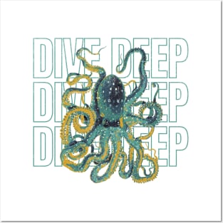 Dive Deep Posters and Art